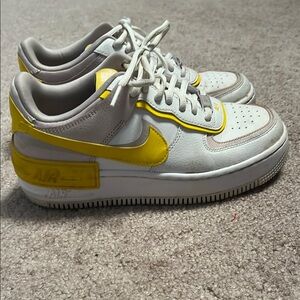 Nike Air Force 1 - White and Yellow Accents